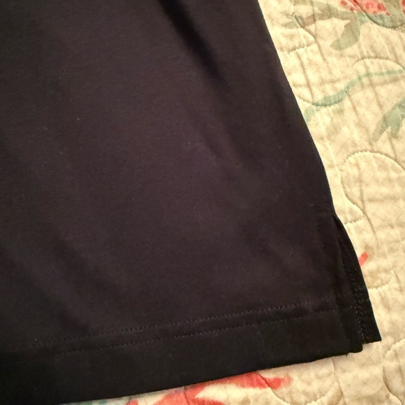 PINK Victoria's Secret Black and Pink Short Sleeve Tee - Picture 2 of 6